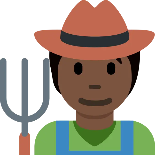 Farmer: Dark Skin Tone