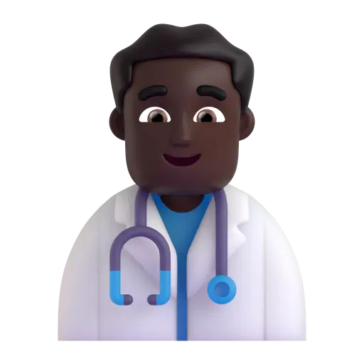 Man Doctor: Dark Skin Tone