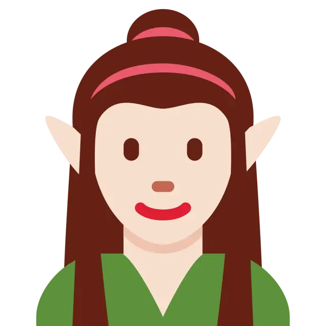 Woman Elf: Light Skin Tone