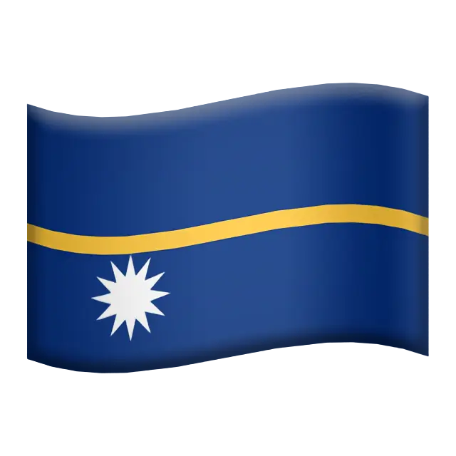 Flag: Nauru