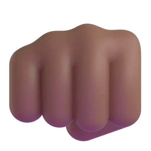 Oncoming Fist: Medium-Dark Skin Tone