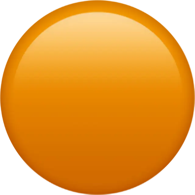 Large Orange Circle