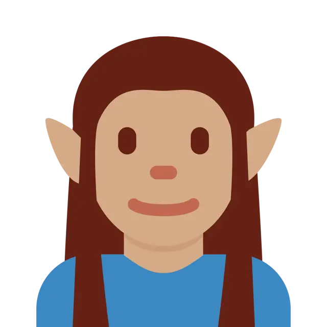 Man Elf: Medium Skin Tone