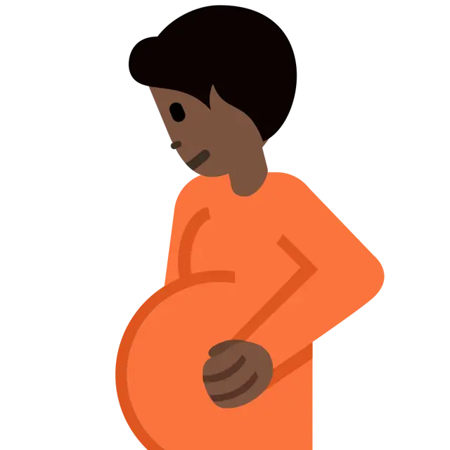 Pregnant Person: Dark Skin Tone