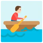 Person Rowing Boat