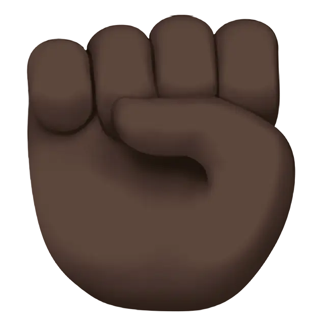 Raised Fist: Dark Skin Tone