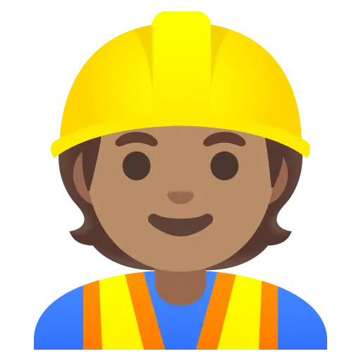 Construction Worker: Medium Skin Tone