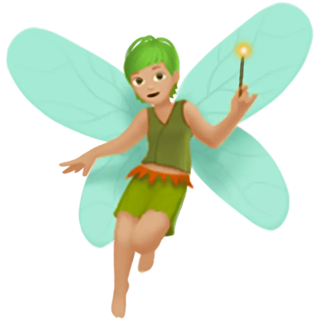 Fairy: Medium-Light Skin Tone