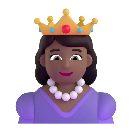 Princess: Medium-Dark Skin Tone