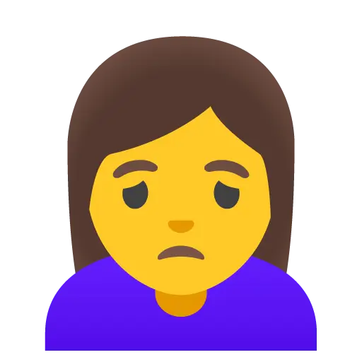 Woman Frowning