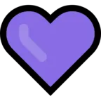 Purple Heart Emoji (U+1F49C)