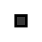 Schwarzes mittleres kleines Quadrat