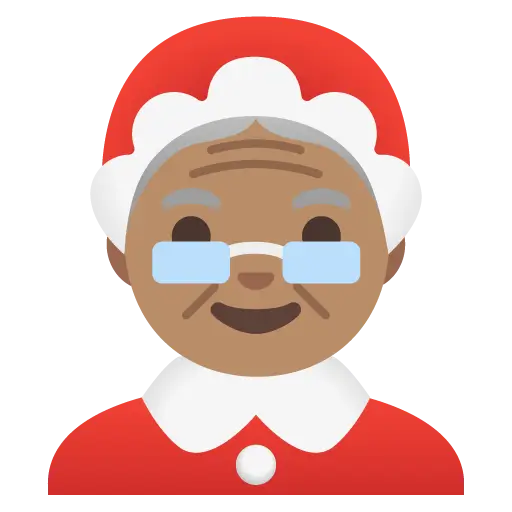 Mrs. Claus: Medium Skin Tone