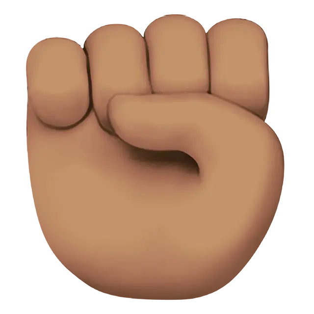 Raised Fist: Medium Skin Tone