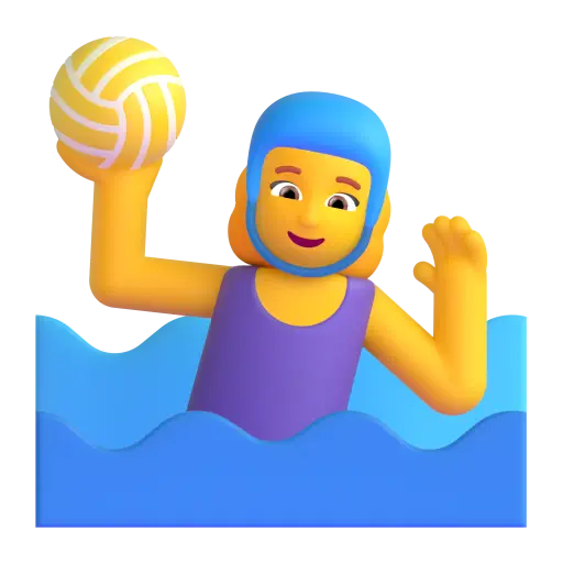 Woman Playing Water Polo