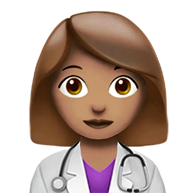 Woman Doctor: Medium Skin Tone