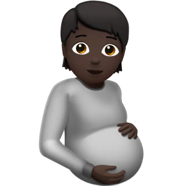 Pregnant Person: Dark Skin Tone