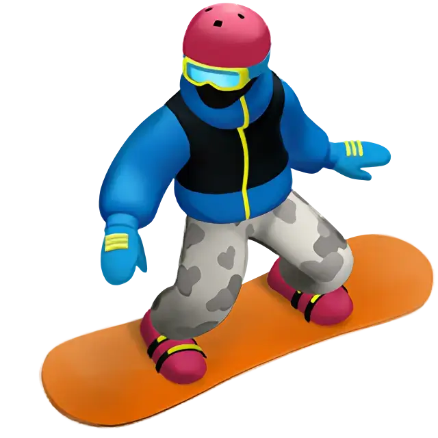 Snowboarder: Medium-Dark Skin Tone