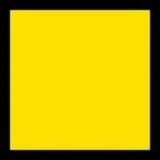 Grande quadrato giallo