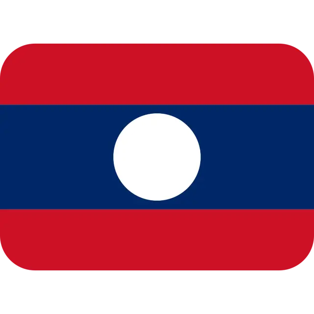 Flag: Laos