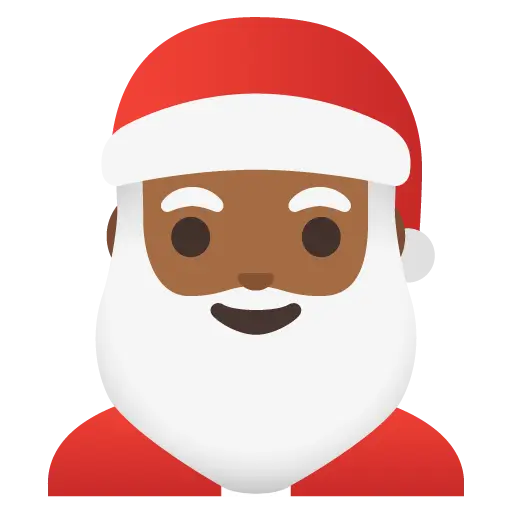 Santa Claus: Medium-Dark Skin Tone