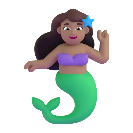 Mermaid: Medium Skin Tone