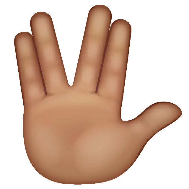 Vulcan Salute: Medium Skin Tone