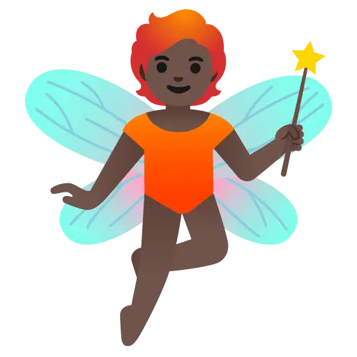 Fairy: Dark Skin Tone