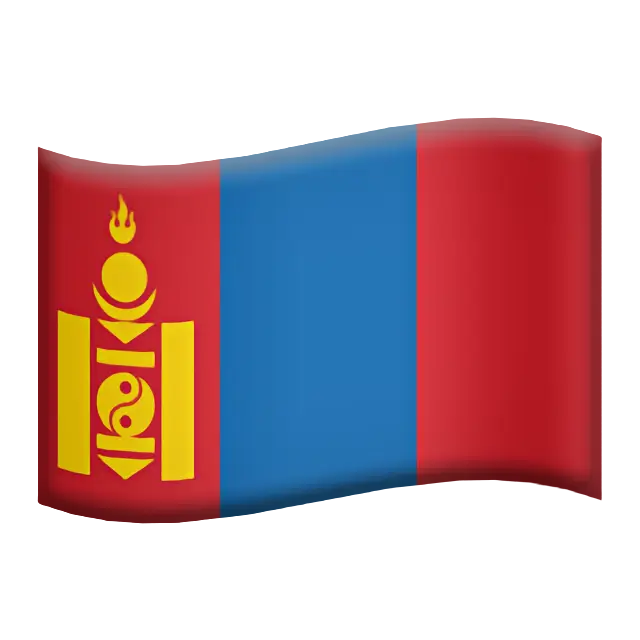 Flag: Mongolia