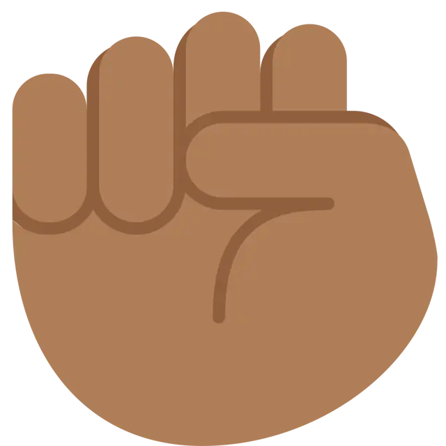 Raised Fist: Medium-Dark Skin Tone