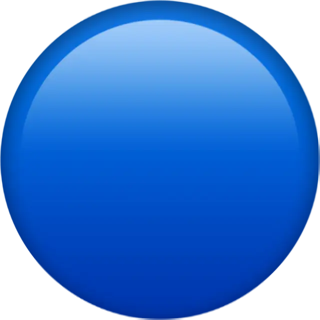 Gran circulo azul