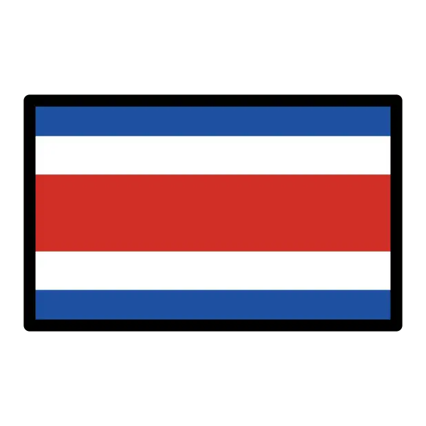 Flag: Costa Rica