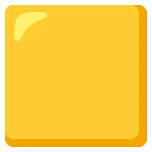Großes gelbes Quadrat