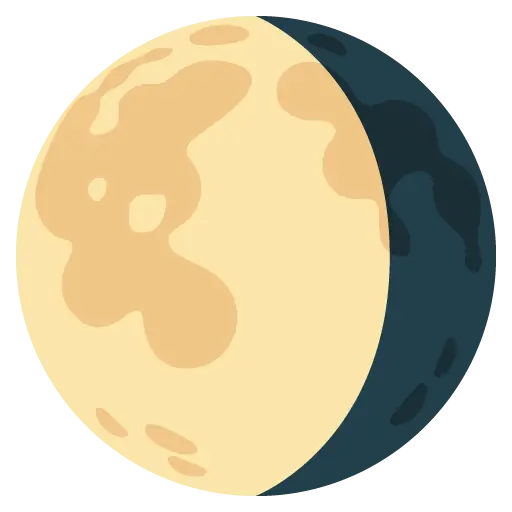 สัญลักษณ์ดวงจันทร์ Gibbous