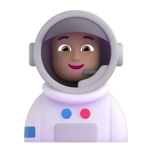 Astronaut: Medium Skin Tone