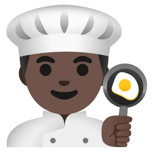 Man Cook: Dark Skin Tone