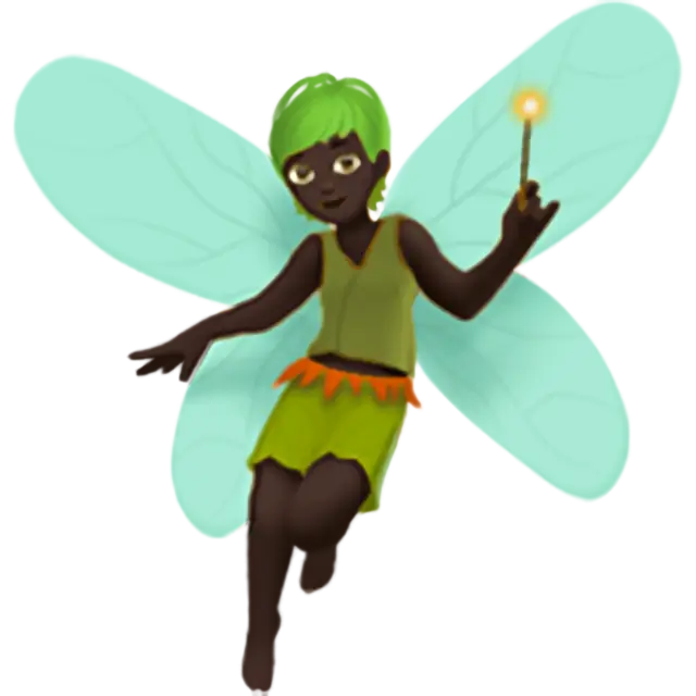 Fairy: Dark Skin Tone