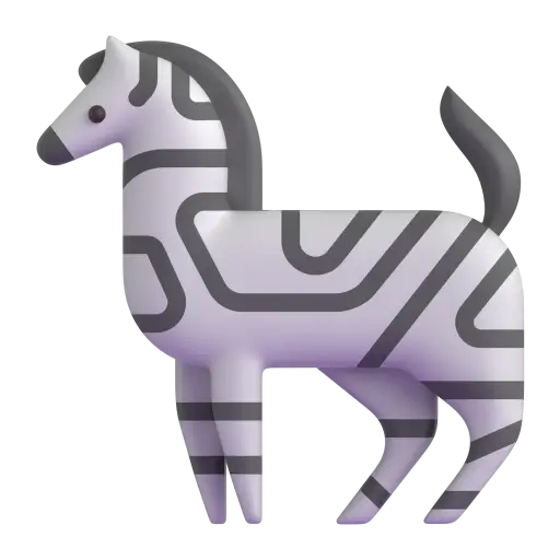 Zebra-Gesicht