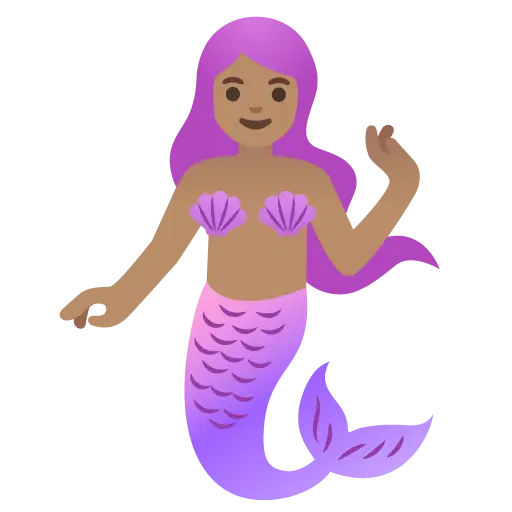 Mermaid: Medium Skin Tone