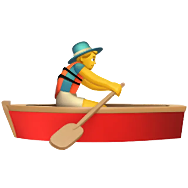 Man Rowing Boat