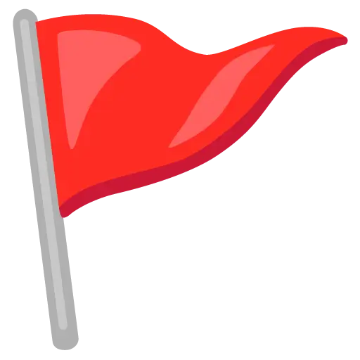Bandiera triangolare sulla posta