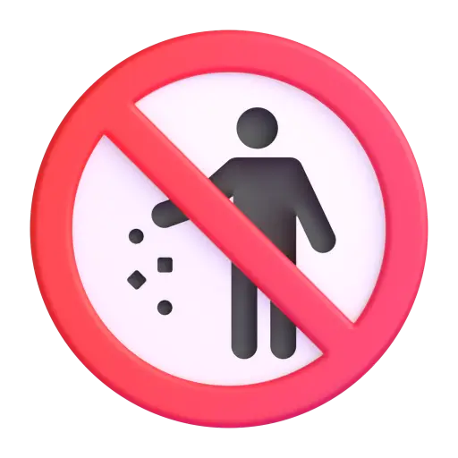 Do Not Litter Symbol