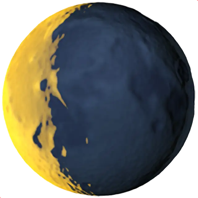 Waning Crescent Moon sembolü