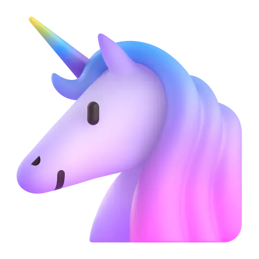 Cara de unicornio