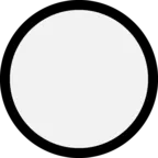 मध्यम सफेद वृत्त