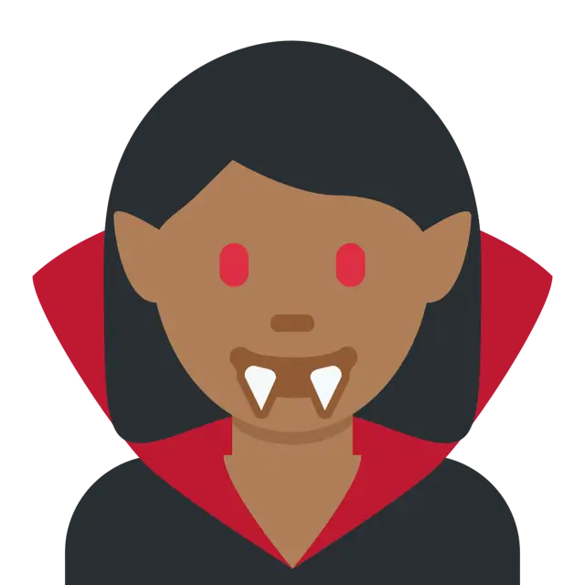 Woman Vampire: Medium-Dark Skin Tone