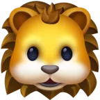 Visage de lion