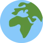 Dünya Küre Avrupa-Afrika