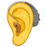 Ear with Hearing Aid