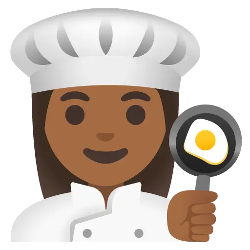 Woman Cook: Medium-Dark Skin Tone